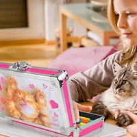 Vaultz Locking Pencil Box - Dreaming Kittens