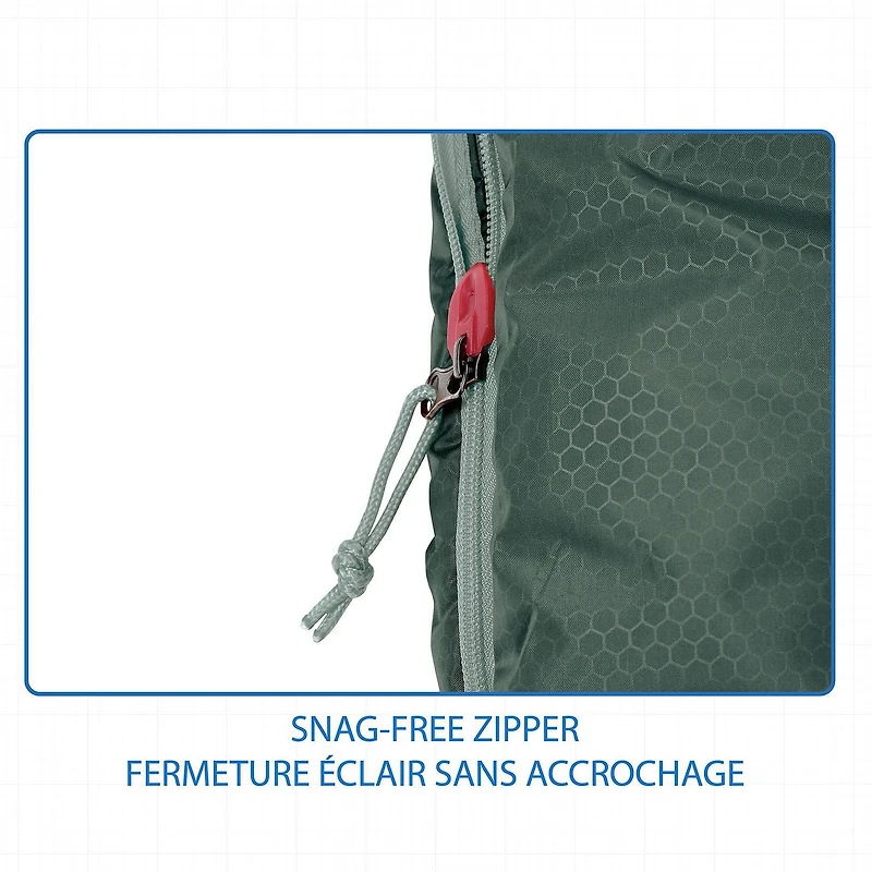 Ozark Trail 0C Sleeping Bag, 92"(L) x34" (W),Temp Rating +32℉/+0℃, Polyester Fabric, Outer Green, Sleeping Bag