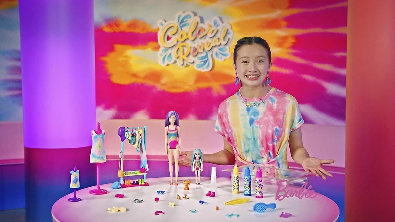 Barbie Color Reveal Coffret Mode Tie-dye