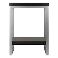 Jared End Table Espresso/Slate Gray