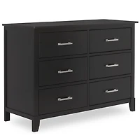 Dream On Me Universal Double Dresser I Kids Bedroom Dresser I Six Drawers Dresser I Mid Century Modern