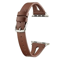 onn. Premium Leather Band for 38-40-41 mm Apple Watch
