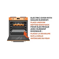 Revêtement de protection antiadhésif pour four 670 de Range Kleen