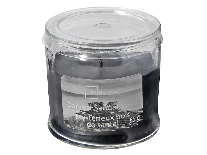 MAINSTAYS MYSTÉRIEUX BOIS DE SANTAL POT PARFUMÉ 85g 3oz / 85 grams
