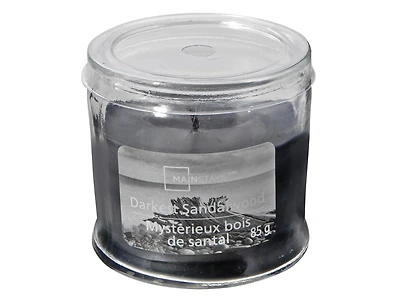 MAINSTAYS MYSTÉRIEUX BOIS DE SANTAL  POT PARFUMÉ 85g 3oz / 85 grams