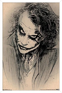 DC Comics Movie - The Dark Knight - The Joker - Sketch Wall Poster, 14.725" x 22.375"