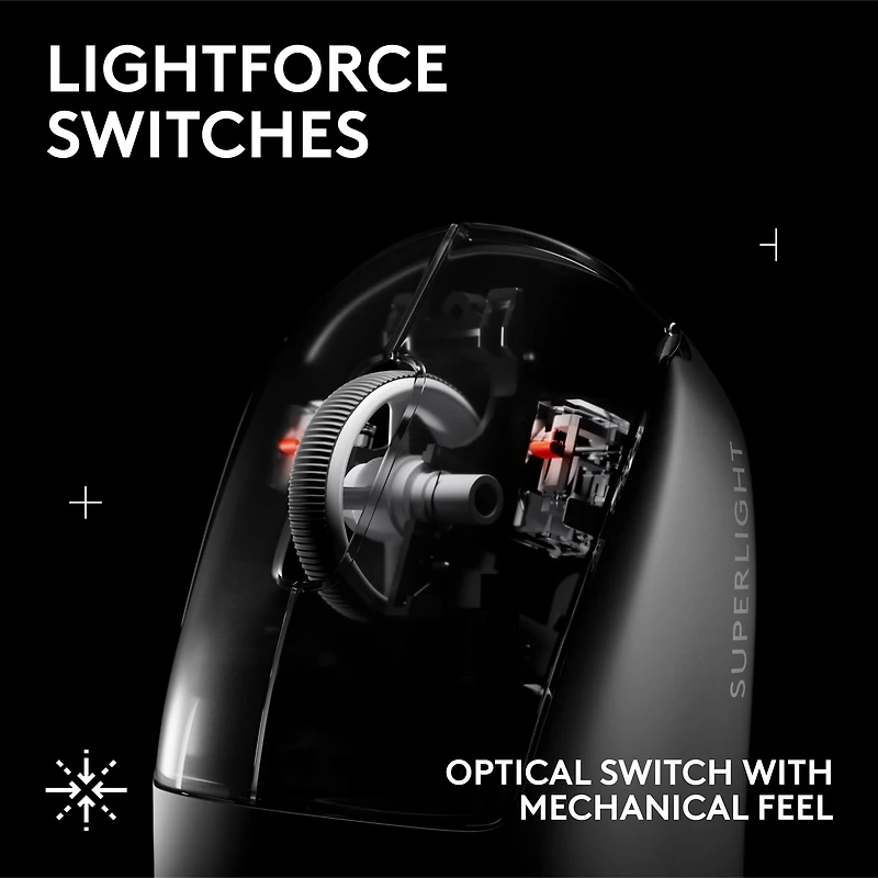 Souris gaming sans fil Logitech G PRO X SUPERLIGHT 2 SE LIGHTSPEED - Noir