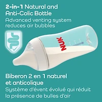 Biberon à débit moyen NUK Match parfait, 240 mL (8 oz) 1 unité