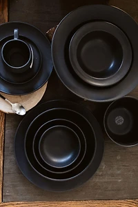 Mesa Ceramics Rondo Assiette à salade en grès 22 cm Ensemble de 4
