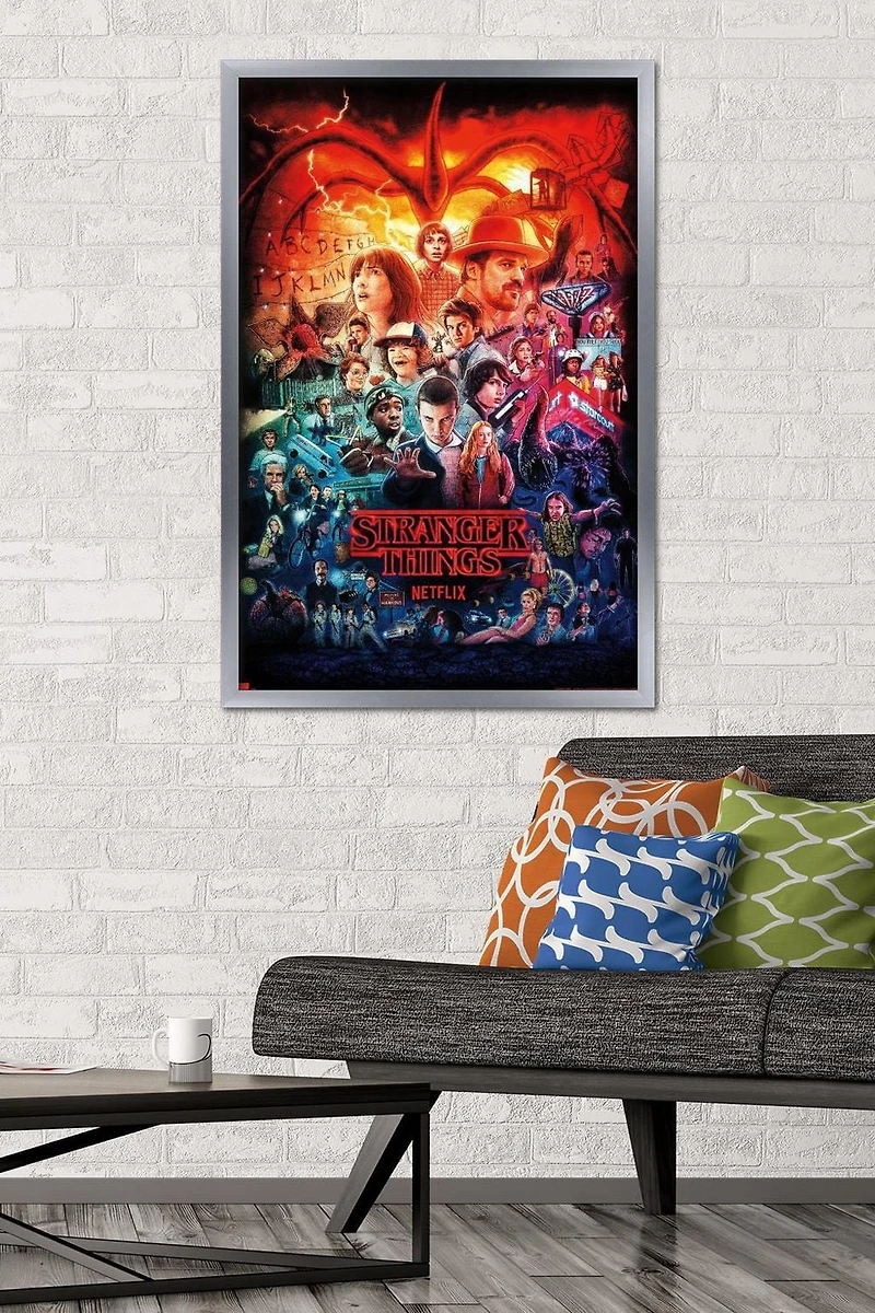Netflix Stranger Things - Three Seasons One Sheet Wall Poster