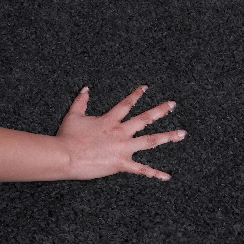 Ottomanson Doux Shag Antidérapant à l'Envers en Caoutchouc Tapis pour Couloir et Salle de Bain, Zone Tapis pour Salon, Chambre à Coucher, Salle à Manger