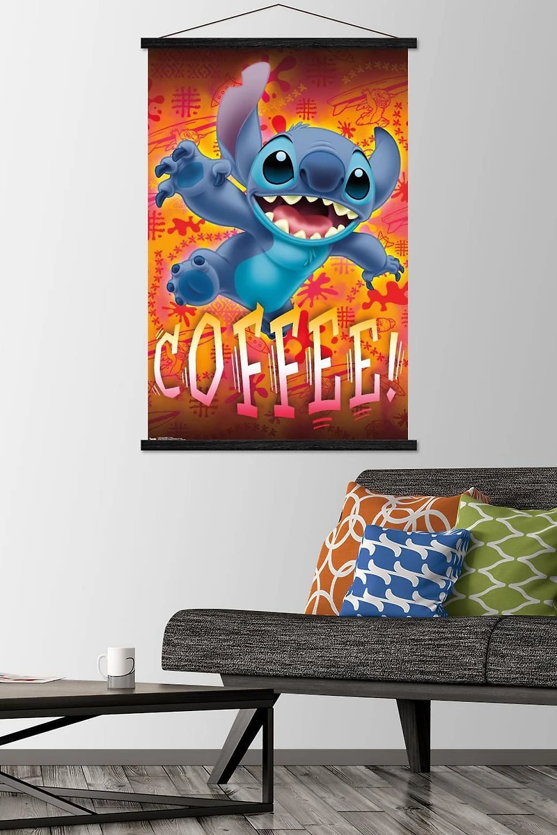 Disney Lilo and Stitch - Coffee Wall Poster, 22.375" x 34"