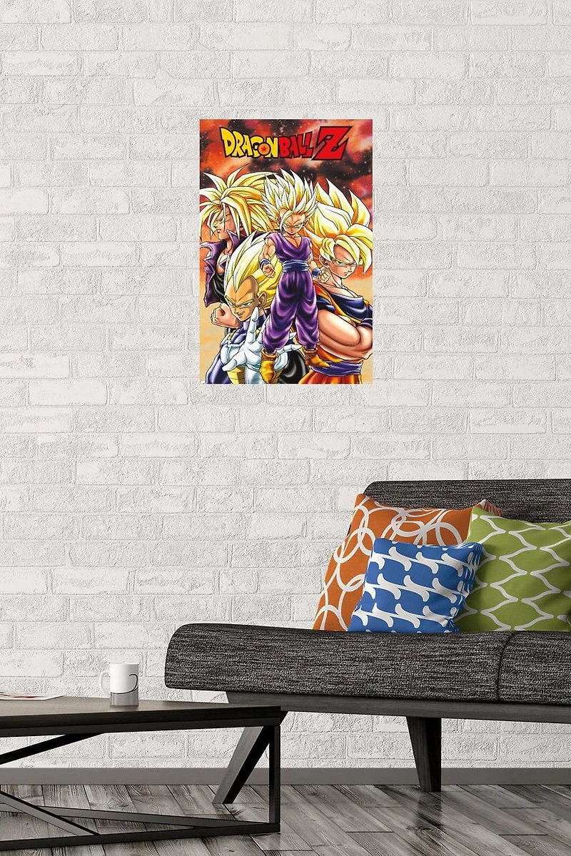 Dragon Ball Z - Saiyans Wall Poster, 22.375" x 34"