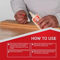 LePage Express Quick Dry Wood Glue, 150 mL, dries in 10 minutes