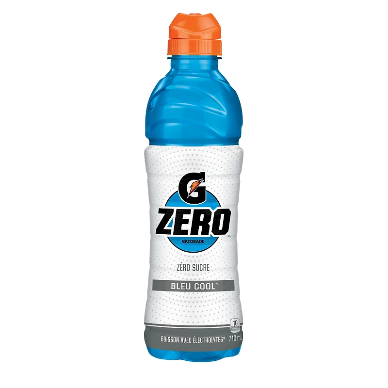 Gatorade Zero Cool Blue Electrolyte Beverage 710 mL, Bottle, 710 mL