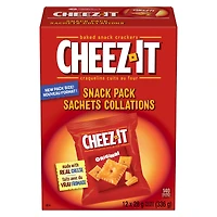 Cheez-It*  Baked Snack Crackers Original 28g, 12 count Snack Pack