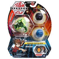 Bakugan Starter Pack 3-Pack, Maxotaur, Collectible Action Figures, for Ages 6 and Up