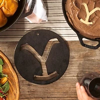 Lodge Yellowstone™ 8 Inch Cast Iron “Power Y” Trivet