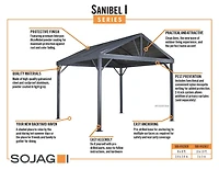 Sojag Sanibel I Grey Sun Shelter