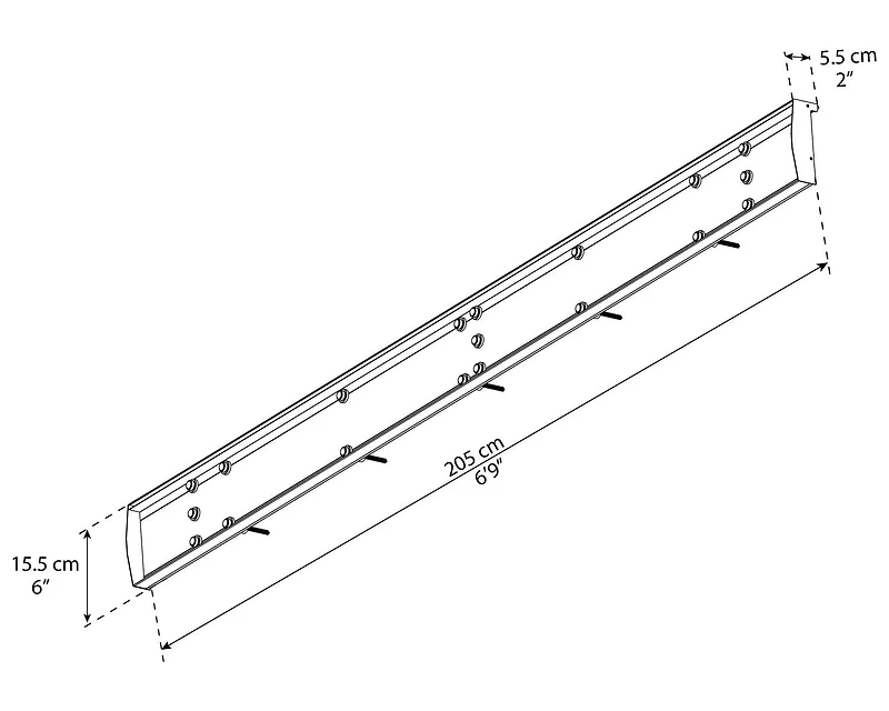 CANOPIA by PALRAM Nancy 3 ft. x 7 ft. Door Fixed Awning Siding Connector Kit