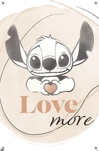 Disney Lilo and Stitch - Love More Wall Poster, 22.375" x 34"