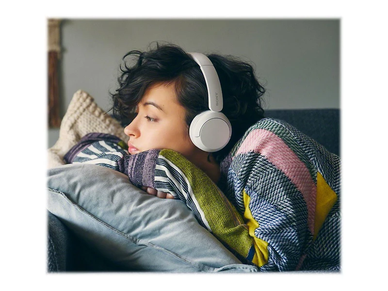 Sony WH-CH520 Casque sans fil avec microphone - Blanc