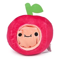 Cheeky Chonks Cheeky Cherry, Peluche réversible, peluches sur le thème de la nourriture, peluche tarte aux cerises, peluche dessert à partir de 3 ans, rouge , 11 cm