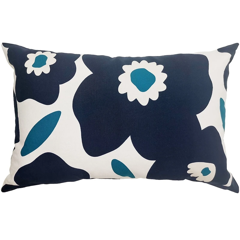 hometrends Coussin Décoratif à Imprimé Marguerite