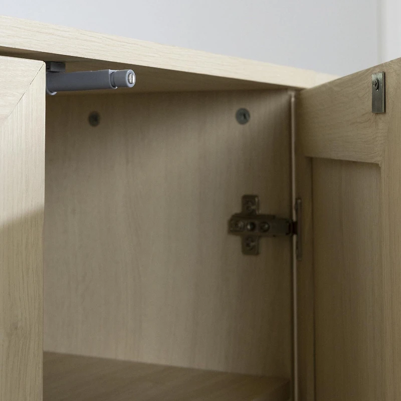 South Shore Arum Set of 2 Sideboards with Shelves