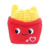 Façon de célébrer les frites adorables délicieuses de 7 pouces de la Saint-Valentin
