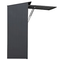 Sunjoy  7 x 3 Pi. Station de Cuisine Extérieure  Station de Barbecue avec Porte Supérieure Relevable et Portes Coulissantes Pliantes pour un espace compact