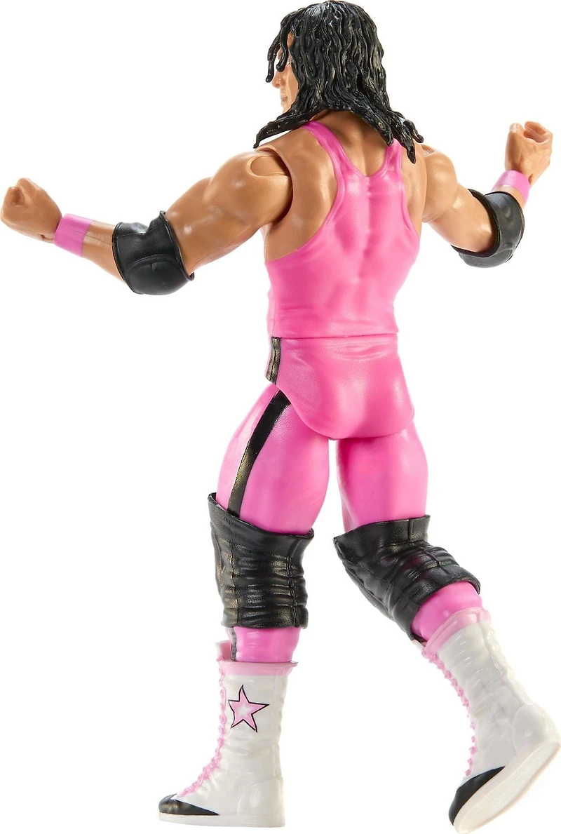 WWE Bret “Hit Man” Hart Action Figure - Series #146, 6-inch Collectible Superstar with Articulation & Life-Like Look