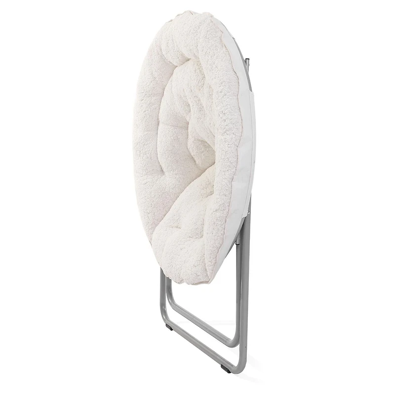 Mainstays Oversized Saucer chair, Collapsible for easy storage