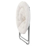 Mainstays Oversized Saucer chair, Collapsible for easy storage