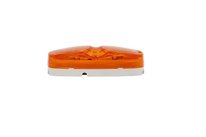 Dual Bulb Rectangular Clearance Light - Amber