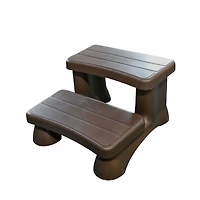 PVC Spa Step Brown