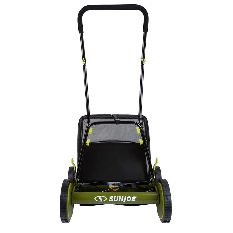 Sun Joe MJ501M Tondeuse manuelle à rouleau 18 po Mow Joe avec collecteur