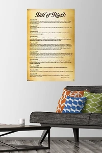 The United States of America - Bill of Rights Wall Poster, 22.375" x 34"