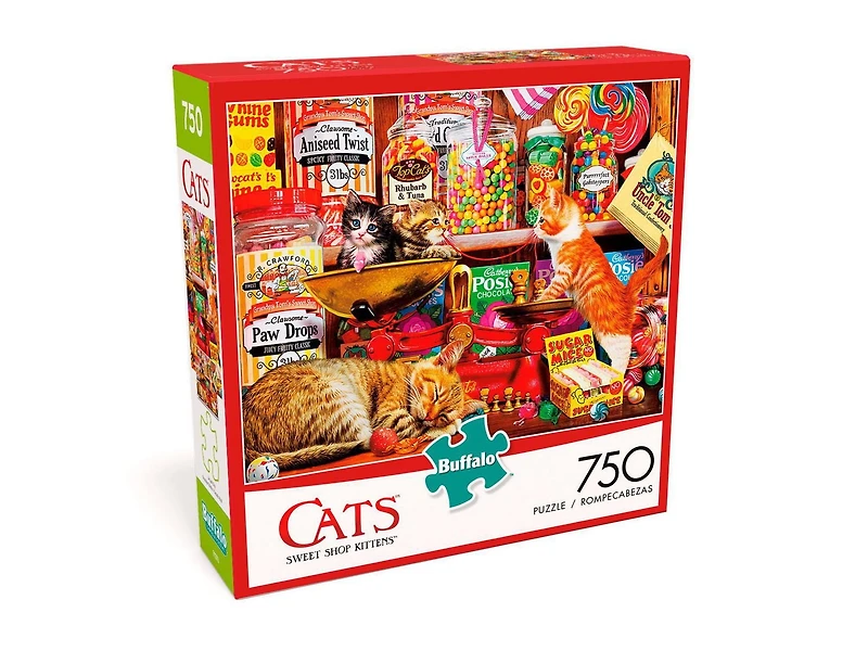 Buffalo Games Cats Le puzzle Sweet Shop Kittens en 750 pièces