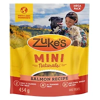 Zuke's Mini Naturals Tender Bites Salmon Recipe, Dog Treats, 170-454 g