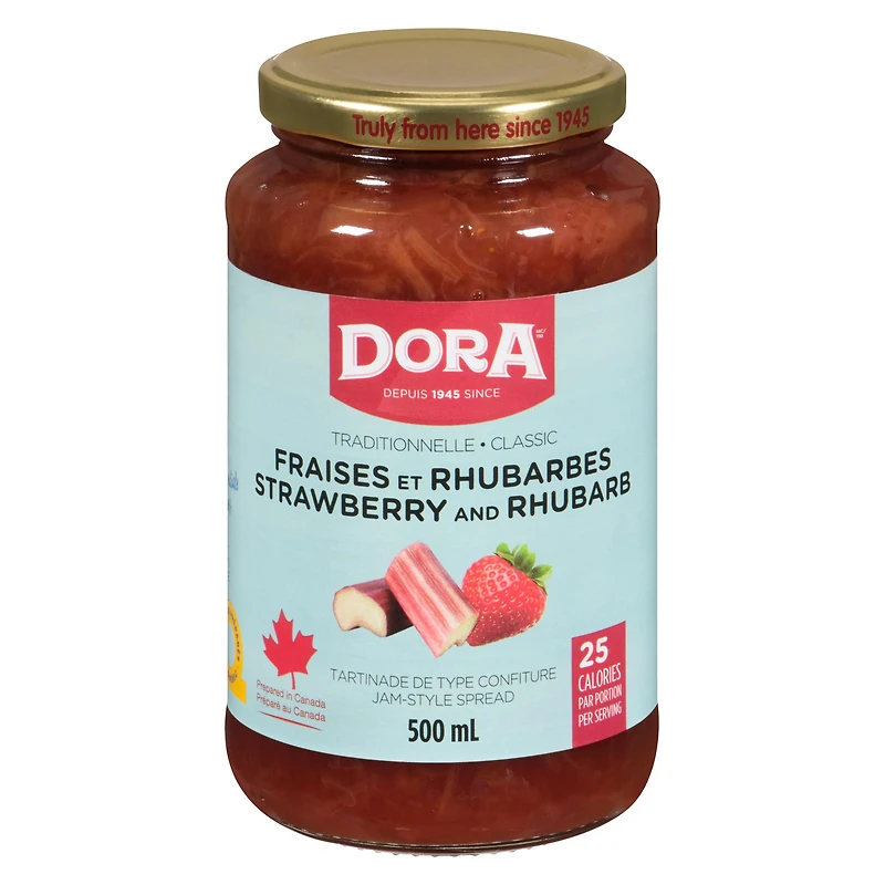 TRADITIONAL STRAWBERRY and RHUBARB WITH PECTIN, LIGHT STAWBERRY RHUBARB