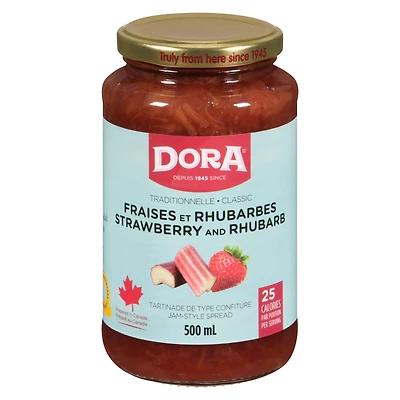 TRADITIONAL STRAWBERRY and RHUBARB WITH PECTIN, LIGHT STAWBERRY RHUBARB