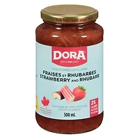 TRADITIONAL STRAWBERRY and RHUBARB WITH PECTIN, LIGHT STAWBERRY RHUBARB