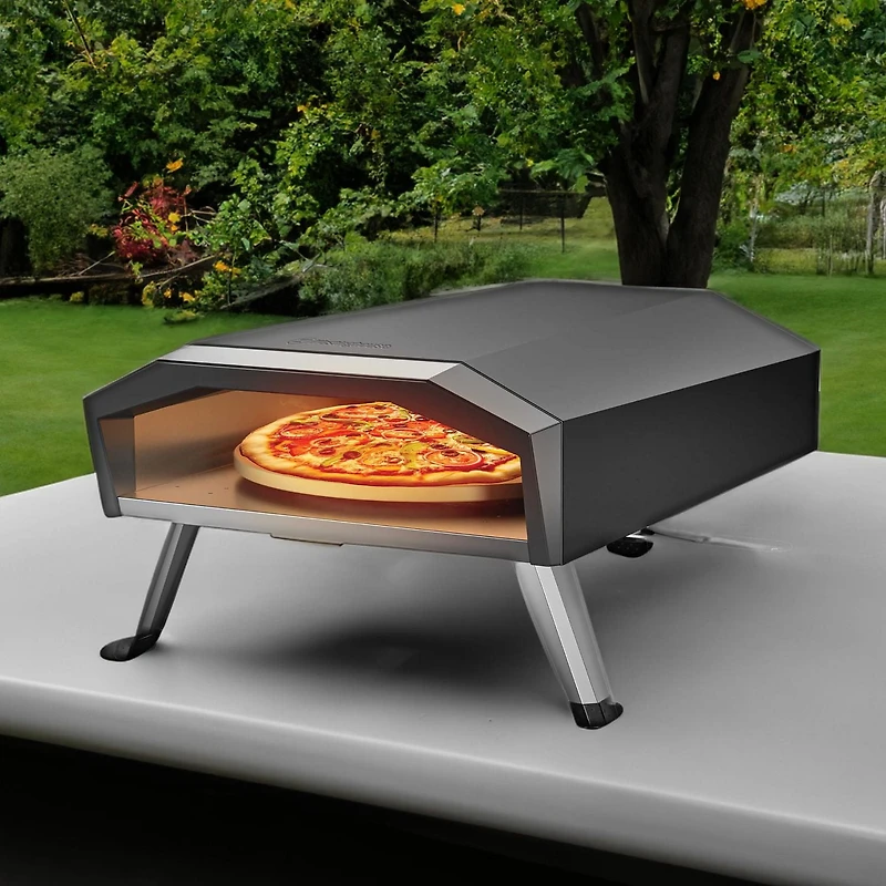 Westinghouse 12" Outdoor Gas Artisan Pizza Oven with Rotating Stone