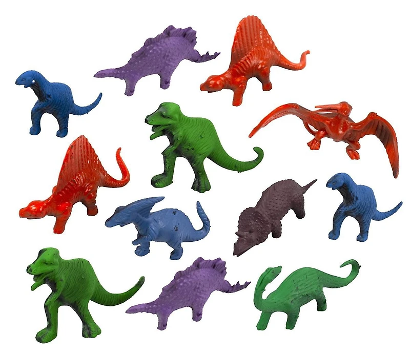 Miniatures de l’univers des dinosaures PARTY-EH! - 12 pièces