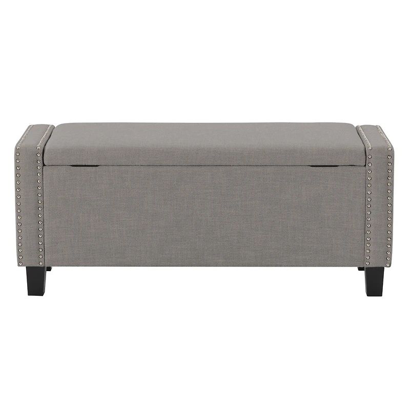 Pouf de stockage en tissu Boston
