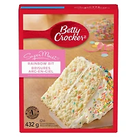 Betty Crocker SuperMoist Rainbow Bit Cake Mix, 432 g, 10 Servings
