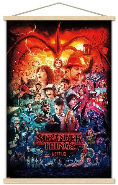 Netflix Stranger Things - Three Seasons One Sheet Wall Poster, 22.375" x 34"