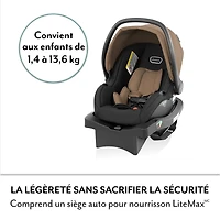 Evenflo Otto+ Travel System with LiteMax Infant Car Seat (Age 0-5 Years)