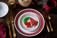 Corelle® Crimson Trellis Dinnerware Set 12pc, Corelle® 12pc set